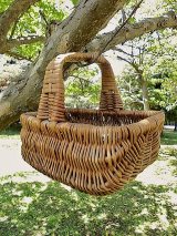 小さなバスケット　持ち手つき　ヴィンテージ