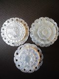 ヴィクトリアン　貝細工の糸巻きホルダー　マザーオブパール　