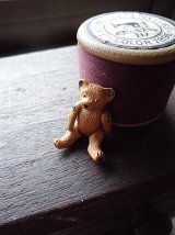 ミニチュア　テディべア　ピューター　ハンテル　from  LONDON　　　