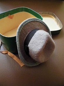 他の写真2: フェルトの中折れ帽子　小さなパナマハット　サンプラー　オリジナルボックス