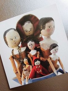 他の写真2: グリーティングカード　ペグドール　アンティーク　オランダ人形　　