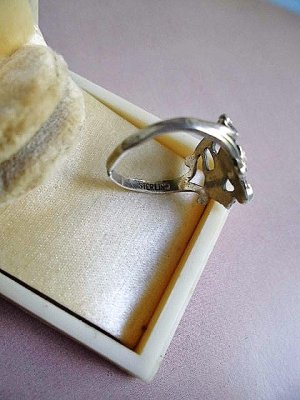 画像3: ベビーリング　銀の指輪　赤ずきんちゃんと狼　スターリング　