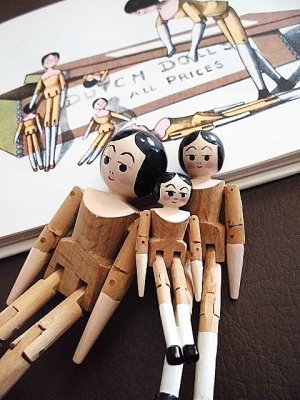 画像4: ペグドール　オランダ人形　１０，２ｃｍ　７，７ｃｍ　５ｃｍ　人形の家　from  LONDON