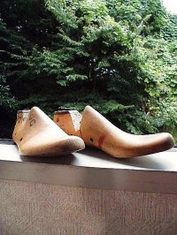 子供の靴型　木製　シューモールド　１７，５ｃｍ　　