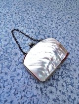 白い貝のバック　ドールサイズ　ヴィクトリアン　シェルパース　