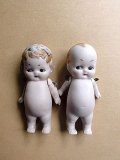 オールビスクのこども　BOY ＆ GIRL　ペア　アンティークドール