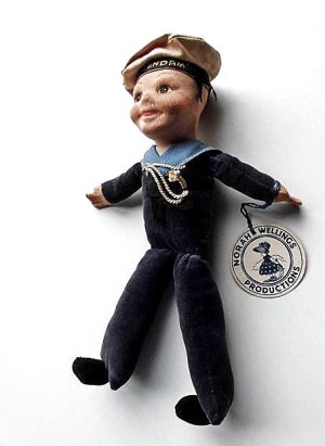 画像1: セーラー人形　水兵さん　アンティーク　クロスドール　ノラウェリング　