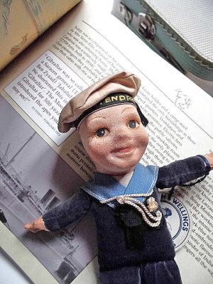 画像4: セーラー人形　水兵さん　アンティーク　クロスドール　ノラウェリング　