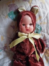 着ぐるみベビー　１０，５ｃｍ　眠り目　テディベア