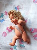 ボンネットのベビードール　ドイツの子　ヘルトヴィヒ　７ｃｍ　HERTWIG