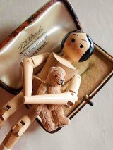 ミニチュアベア 　３，２ｃｍ　ハンドメイド　ベアアーティスト　アニタオリバー　英国 　
