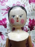 アンティークのペグドール　２8ｃｍ　ヴィクトリアン　人形の家　　