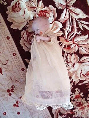 画像2: オーガンジードレスのベビードール　オールビスク　