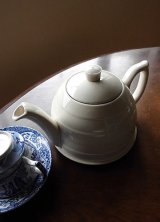 ティーポット　アイボリー　英国　　　
