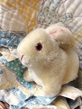 うさぎのぬいぐるみ　イエロー　ヴィンテージ