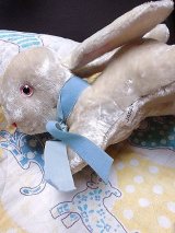 うさぎのぬいぐるみ　アイボリー　ヴィンテージ