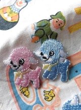 小さな子羊さん　刺繍　アップリケモチーフ　ソーイング・クラフトに