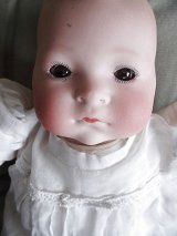 眠り目のバイロ　ベビー　ホイバッハ　ビスクヘッド　２０ｃｍ　ドイツ　