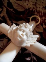 エンゼルのクロス　十字架　フレンチアイボリー　セルロイド　　