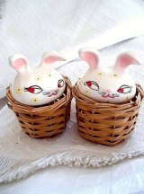 うさぎのソルト＆ペッパー　シェイカーセット　ホルト ハワード　