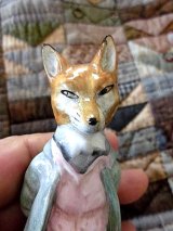 ビアトリクス・ポター　フィギア　キツネの紳士　ピーターラビット　きつね