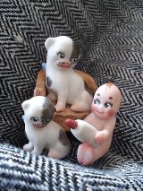 キューピーとわんこ　 オールビスク 　ドゥードルドック　　