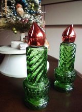 キャンドル型のボトル　クリスマス　エイボン　コロンの瓶　