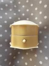 リングボックス　フレンチアイボリー　セルロイド　指輪ケース　英国 　２．　