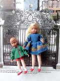 仲よしきょうだい　ドールハウスの住人　２体セットＢ　ドイツ　CACO　　
