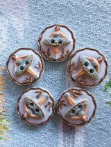 バレリーナ　ヴィンテージボタン　バレエ　イギリス　１，９ｃｍ