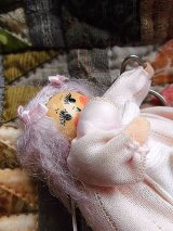 キーホルダー ドール　MUMMY & BABY 　ハンドメイド　英国　アンフラー 　