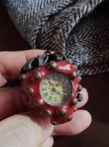 懐中時計　古い時代の手巻き　ストロベリー　いちご型