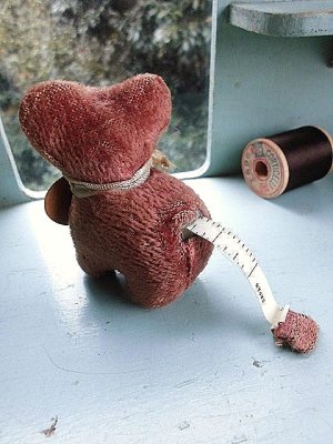 画像3: 小熊のテープメジャー　ガラス目のベア　ジャパンベア　ヴィンテージ　　