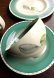 画像3: スージークーパ－　トリオ　ツーリーフ　カップ＆ソーサ　ケーキプレート　英国　