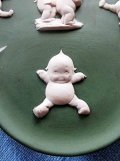 ローズオニールのキューピー　ジャスパーウェア　飾り皿　アンティーク　　
