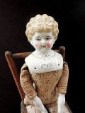 エセルという名のチャイナヘッドドール　アルファベットプリント ボディ　４３ｃｍ