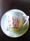 キューピーのカップ＆ソーサー　ローズオニール　ドイツ製　アンティーク　