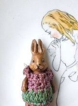 オールビスク　HERTWIG 　ヘルトヴィヒのうさぎ　アンティークドール 　ベア                