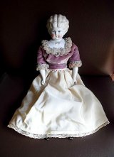 ドロシーという名のチャイナヘッドドール　４１ｃｍ　ブロンドヘア　ジャーマン　アンティーク　　　　　　