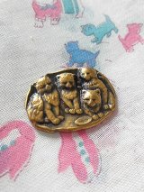 ４ひきのねこ　パーツ　デコ　ハンドメイド　クラフトに　