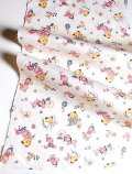 スーティーのファブリック　ネル生地　はぎれ　英国　SOOTY　BEAR