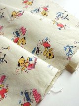 スーティーのファブリック　はぎれ　英国　SOOTY　BEAR