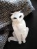 画像1: 白猫さん　ルーサイトブローチ　 (1)