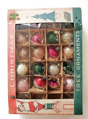 画像3: グラスボール　古い時代のクリスマスオーナメント　ツリー飾り