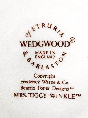 画像4: ティギーおばさんのフルーツ皿　コンポートプレート　ウェッジウッド　Mrs. Tiggy-Winkle 　