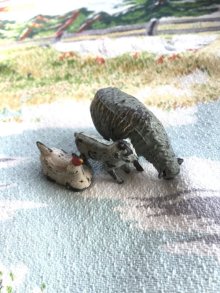 他の写真1: メタルアニマル　ひつじ　ニワトリ    箱庭　窓辺のオブジェ　