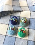 フルーツバスケット      ヴィンテージボタン   ブルー &グリーン