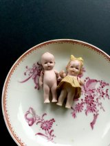 なかよしふたりで　小さな女の子と男の子　オールビスク　ヘルトヴィッヒ　アンティークドール　HERTWIG　　
