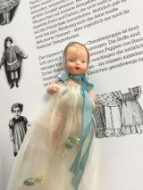 洗礼服のベビー　　オールビスク　　ブルーリボン　