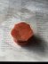 画像2: リングボックス　コーラルオレンジのセルロイド　指輪ケース　英国 　 (2)